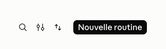 New routine button in Claude Code